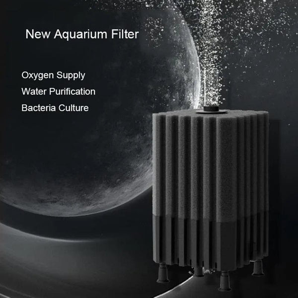 Planet Gates Bio Sponge Filter for Akvarium Fisketank Rekedam Luftpumpe Biokjemisk Filtrering Lydløs Skumsvamp Akvariumtilbehør