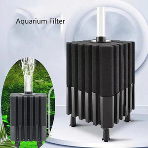 Planet Gates Bio Sponge Filter for Akvarium Fisketank Rekedam Luftpumpe Biokjemisk Filtrering Lydløs Skumsvamp Akvariumtilbehør