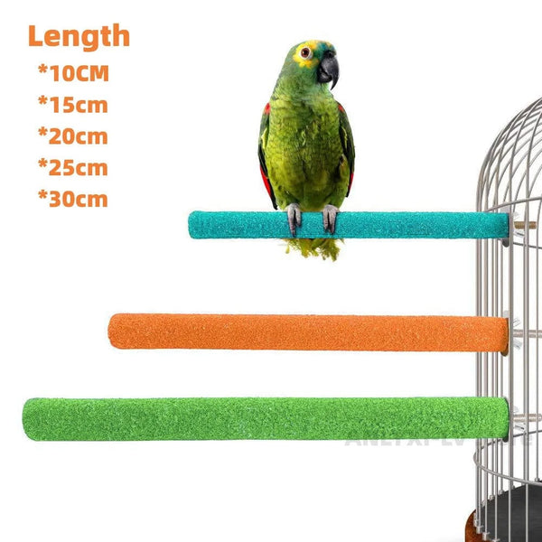 Planet Gates Bird Claw Beak Grinding Bar Standing Stick Parrot Station Pole Bird Supplies Parrot Grinding Stand Claws Cage Accessories