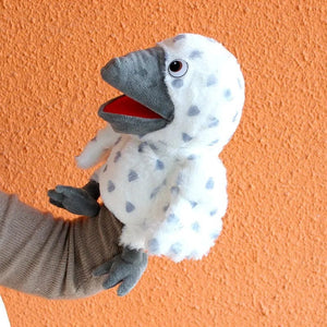 Planet Gates Bird Soft Stuffed Toy Doll Parrot Owl Eagle Flamingo Peacock Cospaly Plush Doll Educational Baby Toys Kawaii Hand Finger Puppet