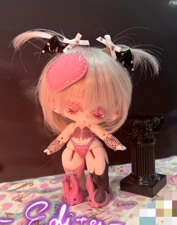 Planet Gates BJD doll 13cm 6cm mini doll children's toy birthday gift craft ornaments girl doll DIY toy Free delivery items