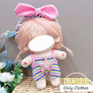 Planet Gates BK-14 / Only clothes / CHINA Pretty Dress Clothes for 20cm Cotton Plush Toys Dress Up Clothing Princess Skirt Cute Casual Suit Socks Set Girls Brithday Gift