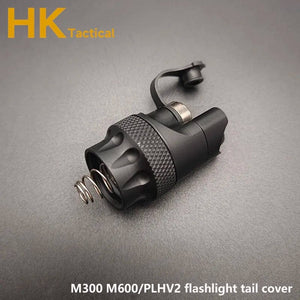 Planet Gates BK For M600 PLHV2 / CHINA M600 M300 Flashlight Switch Accessories Scout Light  Weaponlight Switch For Surefire PLH-V2 TAILCAP REAR CAP
