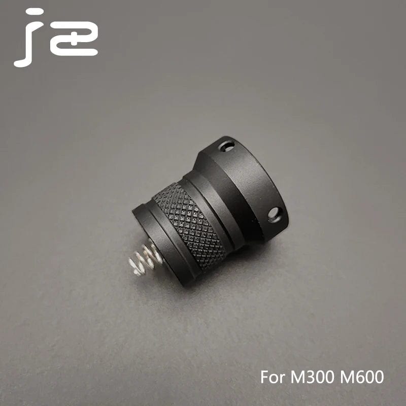 Planet Gates Airsoft M600 M300 PLH-V2 Przełącznik tylnej nasadki latarki Scout Light Metalowa nasadka taktyczna reflektorowa Podwójny przełącznik ciśnieniowy