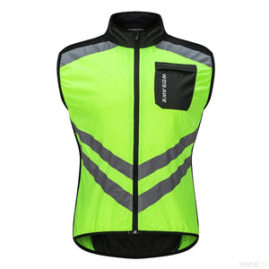 Planet Gates BL208-G / EU L (ASIA XL) WOSAWE Cycling Jacket Man Windproof Waterproof Reflective Ultralight MTB Mountain Bicycle Wind Jackets Cycling Bike Windbreaker