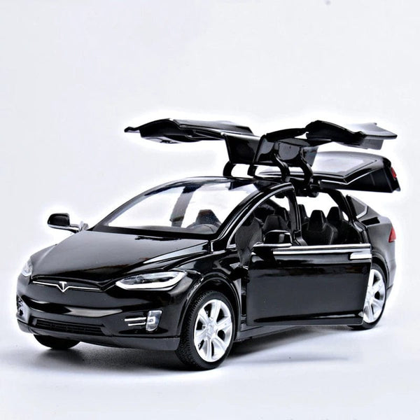Planet Gates Black 1:32 Simulation MODEL X Alloy Car Model Diecasts & Toy Vehicles Decoration Sound Light Kid Toys For Children Christmas Gifts Boy