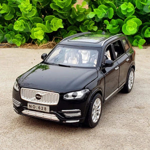 Planet Gates Black 1:32 VOLVO XC90 SUV Alloy Car Model Diecasts Metal Toy Vehicles Sound Light Simulation Collectibles Boy Kids Cars Toys Gifts