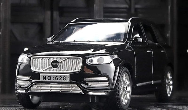 Planet Gates Black 1:32 XC90 SUV Alloy Car Model Toys Metal Diecast Simulation Off Road Vehicle Model Sound Light Collection Boy Hobbies Collection