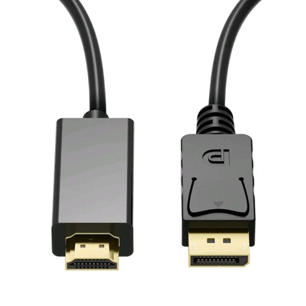 Planet Gates black / 1.8m Dp To Hdmi Cable 1.8m 4k HD Adapter Cable Computer Monitor Cable Converts Large Dp To Hdmi