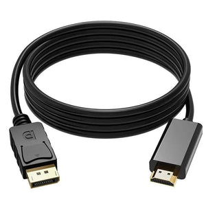 Planet Gates black / 1.8m Dp To Hdmi Cable 1.8m 4k HD Adapter Cable Computer Monitor Cable Converts Large Dp To Hdmi