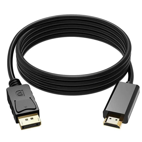 Planet Gates black / 1.8m Dp To Hdmi Cable 1.8m 4k HD Adapter Cable Computer Monitor Cable Converts Large Dp To Hdmi