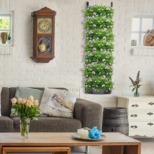 Planet Gates Black 1 Pack, 7 Pockets Vertical Garden Wall Planter Perfect For Herbs, Succulent Plants, Flowers And More Waterproof Planter Bag For Home Decor, Patio, Balcony, Garden And Christmas Decor!