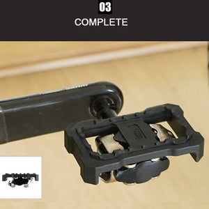 Planet Gates Black-1 Pair Richy 2pcs Durable Clipless Pedal SPD Bicycle Clipless Pedal Platform Adapters for Shimano M520 M540 M8000 M9000 MTB Pedals
