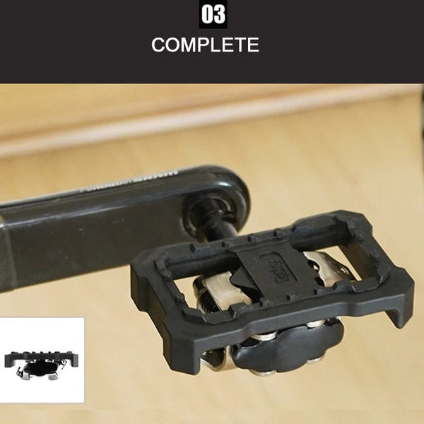 Planet Gates Black-1 Pair Richy 2pcs Durable Clipless Pedal SPD Bicycle Clipless Pedal Platform Adapters for Shimano M520 M540 M8000 M9000 MTB Pedals