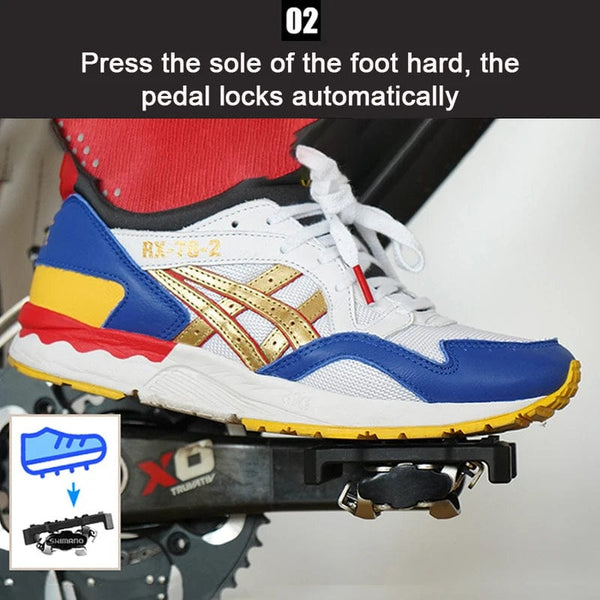 Planet Gates Black-1 Pair Richy 2pcs Durable Clipless Pedal SPD Bicycle Clipless Pedal Platform Adapters for Shimano M520 M540 M8000 M9000 MTB Pedals