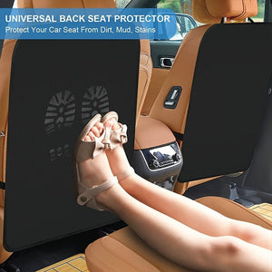 Planet Gates Black 1 Piece Of Car Seat Anti-kick Pad, Seat Backrest Anti-kick Pad, Rear Seat Protective Pad Seat Cover Car Accessories, Christmas Gift