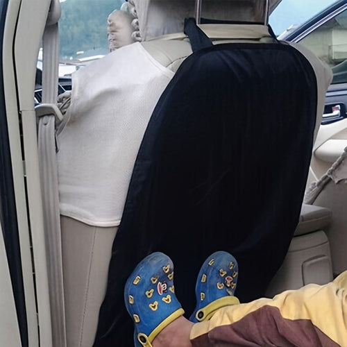 Planet Gates Black 1 Piece Of Car Seat Anti-kick Pad, Seat Backrest Anti-kick Pad, Rear Seat Protective Pad Seat Cover Car Accessories, Christmas Gift
