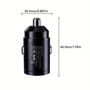 Planet Gates Black 100w Car Charger Super Fast Charger Metal One Tow Two Car Charger Flash Charger Mini Pull Ring New Pd Car Charger Car Electronic