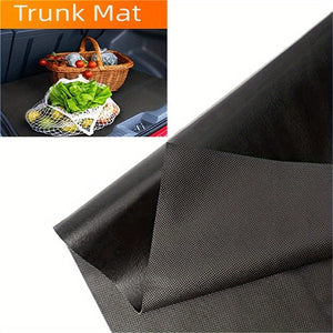 Planet Gates Black / 100X120CM Waterproof Anti-slip Mat, Can Be Cut To Size, Boot Mat For A Firm Hold In The Car, Universal Non-slip Protective Mat For Camping, Trunk, Dog Box Etc