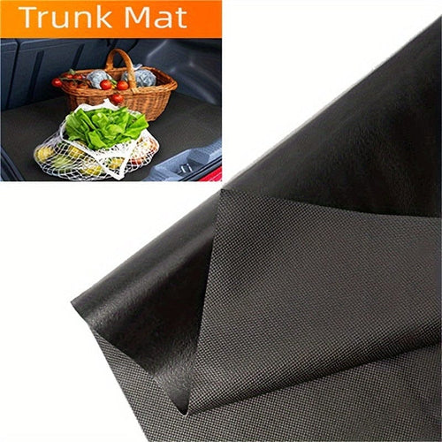 Planet Gates Black / 100X120CM Waterproof Anti-slip Mat, Can Be Cut To Size, Boot Mat For A Firm Hold In The Car, Universal Non-slip Protective Mat For Camping, Trunk, Dog Box Etc