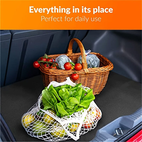 Planet Gates Black / 100X120CM Waterproof Anti-slip Mat, Can Be Cut To Size, Boot Mat For A Firm Hold In The Car, Universal Non-slip Protective Mat For Camping, Trunk, Dog Box Etc