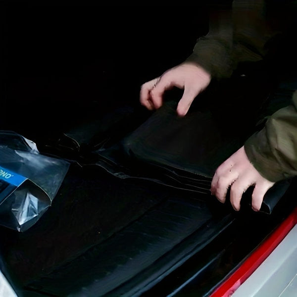 Planet Gates Black / 100X120CM Waterproof Anti-slip Mat, Can Be Cut To Size, Boot Mat For A Firm Hold In The Car, Universal Non-slip Protective Mat For Camping, Trunk, Dog Box Etc