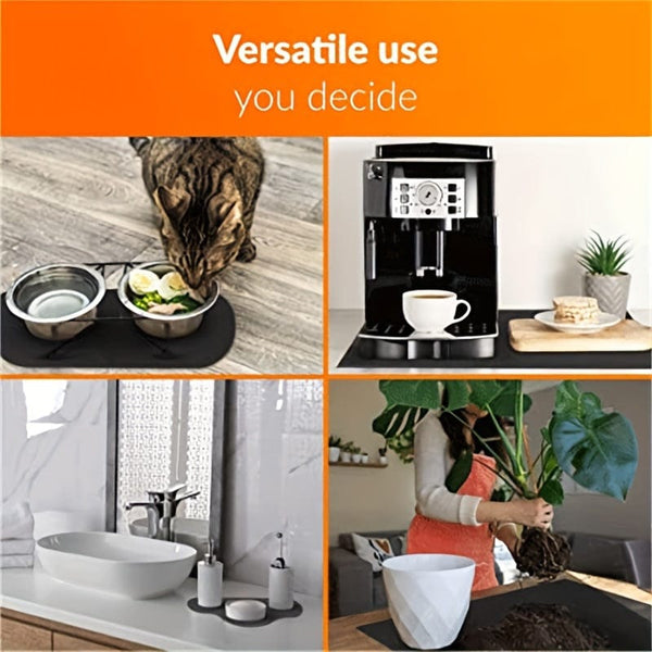 Planet Gates Black / 100X120CM Waterproof Anti-slip Mat, Can Be Cut To Size, Boot Mat For A Firm Hold In The Car, Universal Non-slip Protective Mat For Camping, Trunk, Dog Box Etc