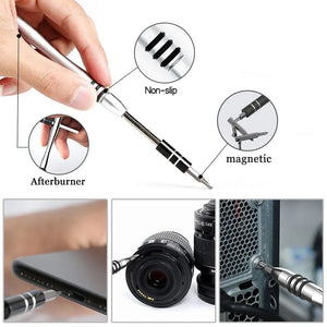 Planet Gates black 115pcs/lot Magnetic Screwdriver Bit Set Precision Multi Hand Tool Torx Hex Screw Drivers for Computer Phone Repair Tools Boxes