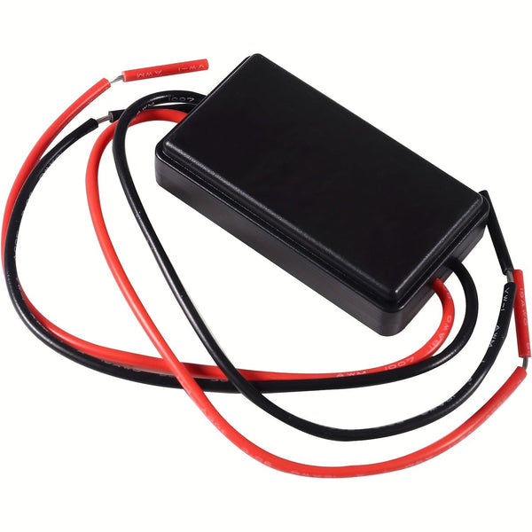 Planet Gates Black 12-24V Universal LED Brake Light Flasher Module - Enhance Your Vehicle's Safety & Visibility!