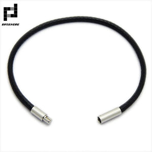 Planet Gates Black 15x170 1.5/2/3mm Black Red Bracelet Stainless Steel Clasp For Women Man Couple Leather String Homme Hand Thread Male Jewelry Trending