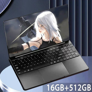 Planet Gates Black 16GB 512GB / Intel N5095 15.6"Laptop Intel Celeron N5095 notebook gamer 32GB RAM 2TB SSD Office Study PC Computer Windows 11 1920*1080 Resolution laptop