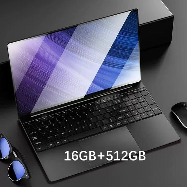 Planet Gates black  16GB 512GB / Intel N5095 Leno 15.6'' Office Laptop 32GB DDR4 1024GB SSD Windows 11 N5095 Notebook Computer IPS FHD 1080P Display 5G/2.4Ghz WiFi USB 3.0