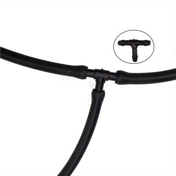 Planet Gates Black / 18pcs 18pcs Windscreen Washer Joiner: 3-Way Y-Piece Connectors for Air, Fuel, Water, Petrol & Wiper Nozzles