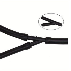 Planet Gates Black / 18pcs 18pcs Windscreen Washer Joiner: 3-Way Y-Piece Connectors for Air, Fuel, Water, Petrol & Wiper Nozzles