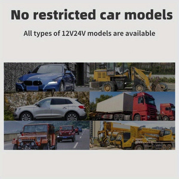 Planet Gates Black 1pc 12V 24V Universal Car Charging Plug With One To Four QC3.0+USB+PD Fast Charging Interface