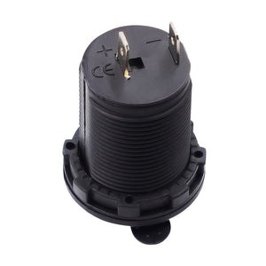 Planet Gates Black 1pc 12V Cigarette Lighter Socket, Waterproof Car Boat Motorcycle Splitter Power Adapter Sockets Power Plug Outlet Lighter Accessories