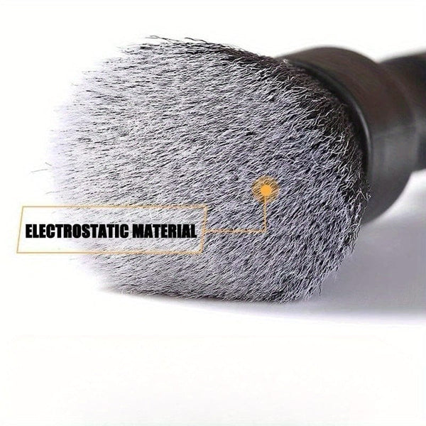 Planet Gates Black / 1pc 1pc Car Cleaning Brush Fiber Super Soft Detail Brush Car Interior Electrostatic Dust Removal Tool Cleaning Accessories