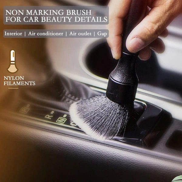 Planet Gates Black / 1pc 1pc Car Cleaning Brush Fiber Super Soft Detail Brush Car Interior Electrostatic Dust Removal Tool Cleaning Accessories