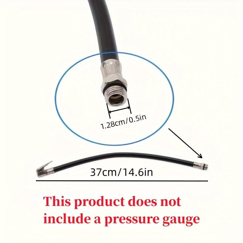 Planet Gates Black / 1pc Auto Vehicle Repair Tool Tire Fast Inflator Self-locking Tube Hose Adapter Car Air Rubber Hose Lock On Clip For Twist