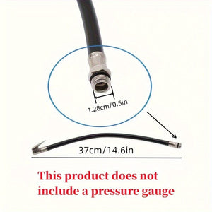 Planet Gates Black / 1pc Auto Vehicle Repair Tool Tire Fast Inflator Self-locking Tube Hose Adapter Car Air Rubber Hose Lock On Clip For Twist