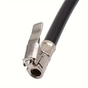 Planet Gates Black / 1pc Auto Vehicle Repair Tool Tire Fast Inflator Self-locking Tube Hose Adapter Car Air Rubber Hose Lock On Clip For Twist