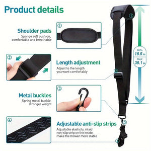 Planet Gates Black 1pc Bundle Strap For Grass Trimmer And Pruning Machine, Flower And Tree Pruning Tools, Bundle Strap Used For Pruning And Peeling
