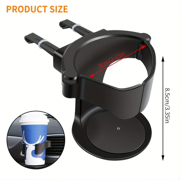 Planet Gates Black 1pc Car Cup Holder Keep Drinks Securely In Place While You Drive