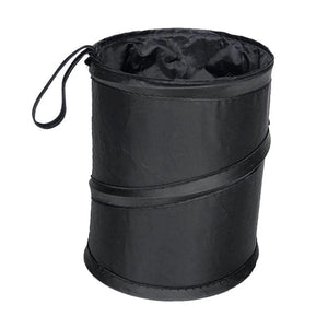 Planet Gates Black 1pc Car Foldable Trash Can, Hanging Car Trash Can, Multipurpose Storage Container, Garbage Can For Car