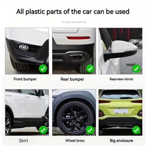 Planet Gates Black 1pc Car Plastic Refurbishment Repair Agent, Car Interior Maintenance Glowing Product, Used For Plastic Faux Leather Polishing And Repair Coating Refurbishment, Suitable For Faux Leather And Plastic Items