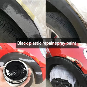 Planet Gates Black 1pc Car Plastic Refurbishment Repair Agent, Car Interior Maintenance Glowing Product, Used For Plastic Faux Leather Polishing And Repair Coating Refurbishment, Suitable For Faux Leather And Plastic Items