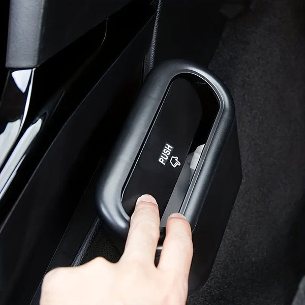 Planet Gates Black 1pc Car Trashcan, Car Garbage Bin, Car Mini Trash Can, Multi-purpose Trashcan, For Office, Kitchen, Room, House