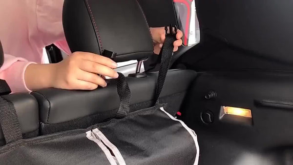 Planet Gates Black 1pc Car Trunk Organizer, Car Seat Back Hanging Storage Bag For SUV, Car, Car Interior Accessories