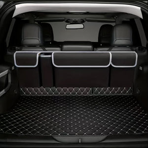Planet Gates Black 1pc Car Trunk Storage Bag, Car Storage Box, Car Rear Seat Back Hanging Bag, Car Storage Bag