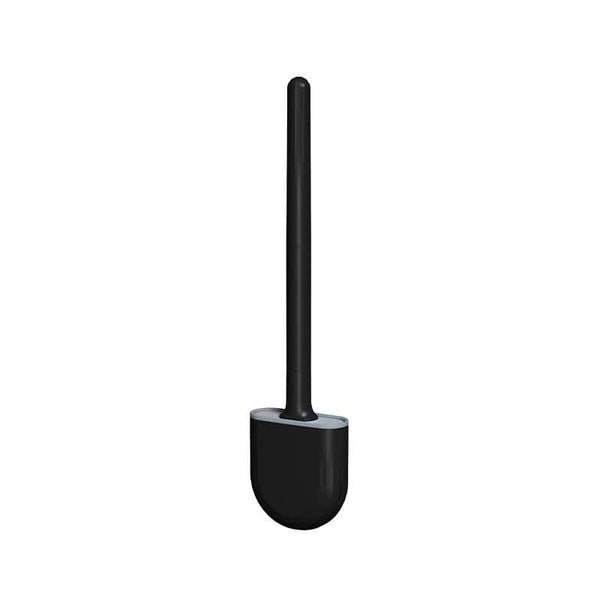 Planet Gates Black 1pc, Detachable Soft Rubber Toilet Brush With No Dead Angle Cleaning - Easy To Use And Effective